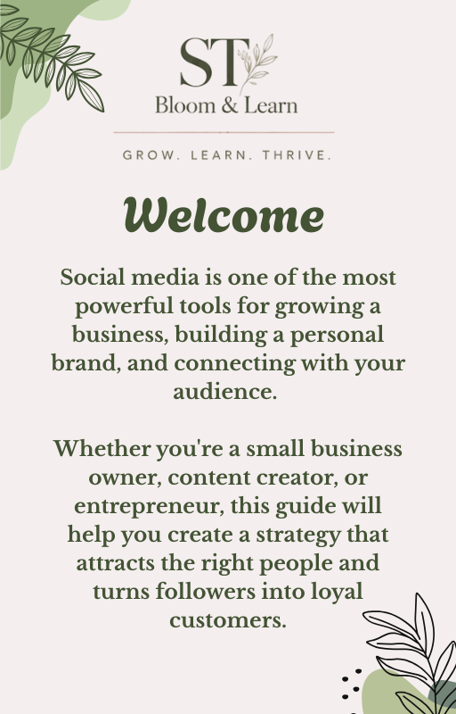 The Bloom & Grow Social Media Guide
